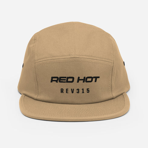 Red Hot Onyx Five Panel Hat