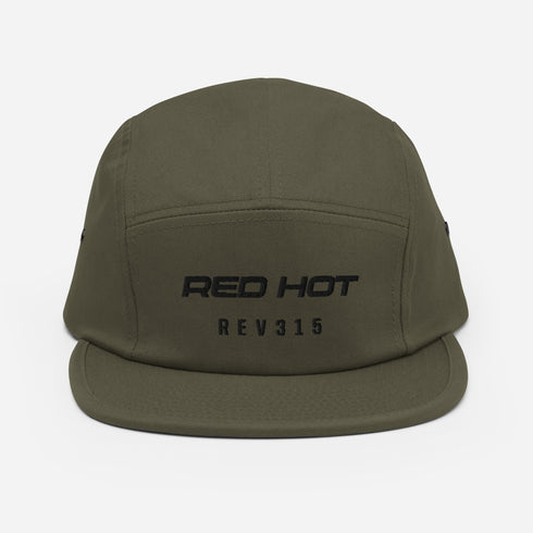 Red Hot Onyx Five Panel Hat