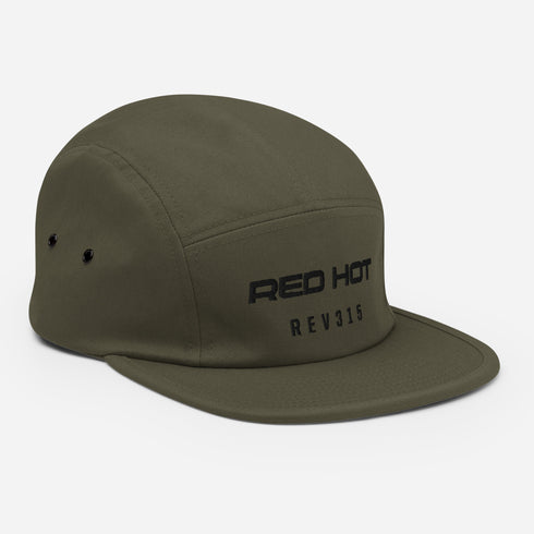Red Hot Onyx Five Panel Hat
