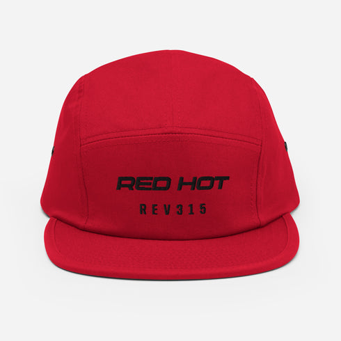 Red Hot Onyx Five Panel Hat