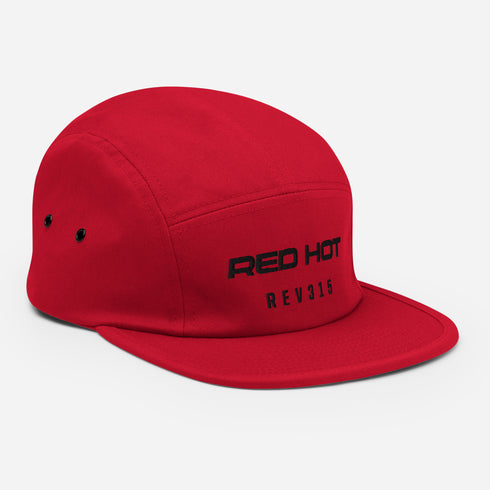 Red Hot Onyx Five Panel Hat