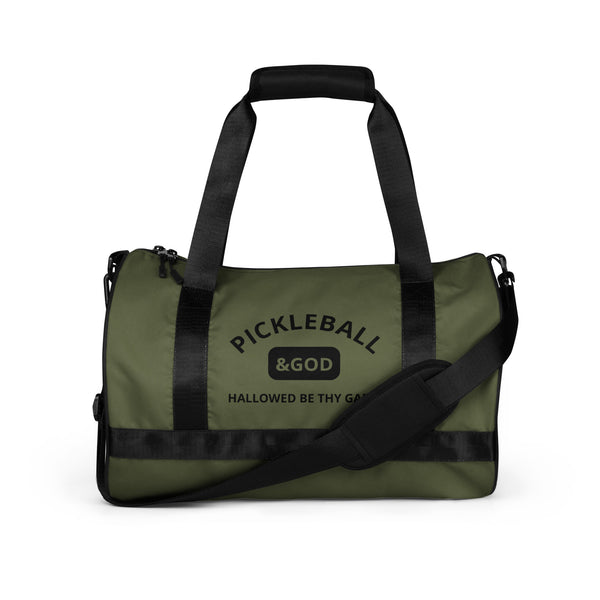 Pickleball &GOD Game Gym Bag
