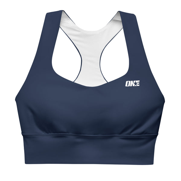 1STAR Alpha Navy Longline Sports Bra