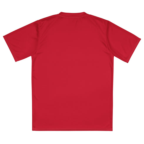 California &God Crimson Recycled Sports Jersey T-Shirt