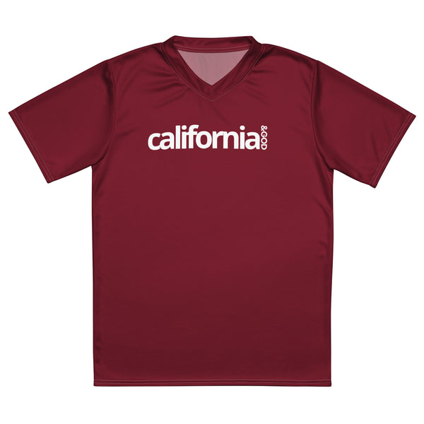 California &God Rust Recycled Sports Jersey T-Shirt