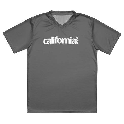 California &God Grey Recycled Sports Jersey T-Shirt