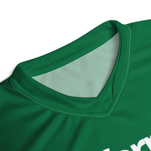 California &God Emerald Recycled Unisex Sports Jersey T-Shirt