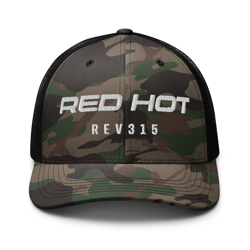 Red Hot Salt Camouflage Trucker Hat