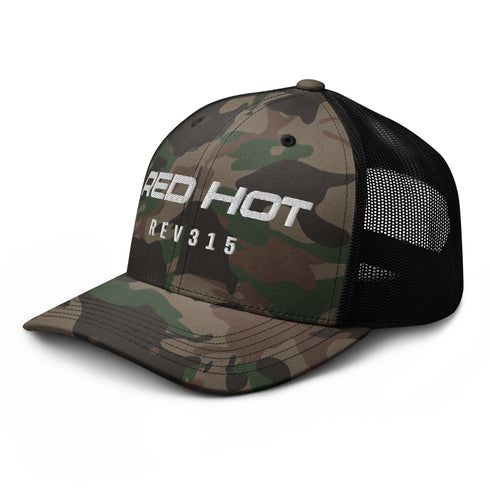 Red Hot Salt Camouflage Trucker Hat