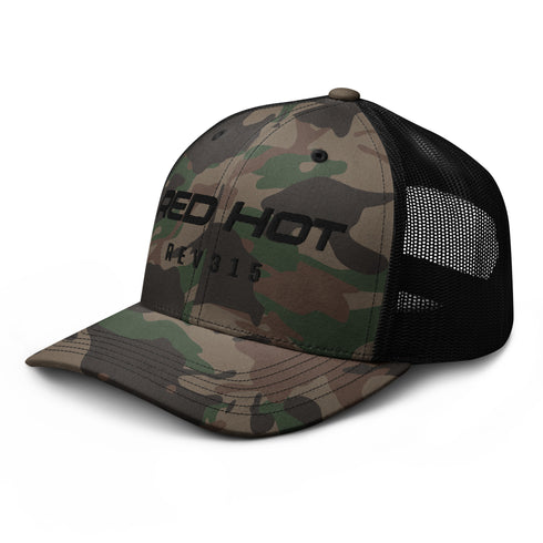 Red Hot Onyx Camouflage Trucker Hat