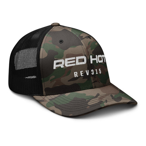 Red Hot Salt Camouflage Trucker Hat