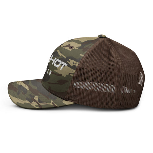 Red Hot Salt Camouflage Trucker Hat