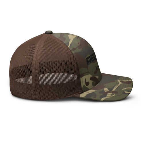 Red Hot Onyx Camouflage Trucker Hat