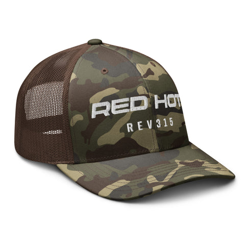 Red Hot Salt Camouflage Trucker Hat