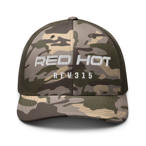 Red Hot Salt Camouflage Trucker Hat