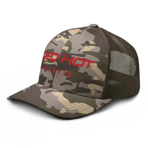 Red Hot Camouflage Trucker Hat