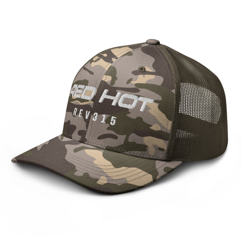 Red Hot Salt Camouflage Trucker Hat