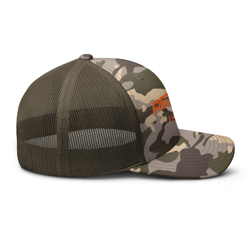 Red Hot Outrageous Camouflage Trucker Hat