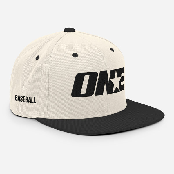 Baseball 1STAR Snapback Hat