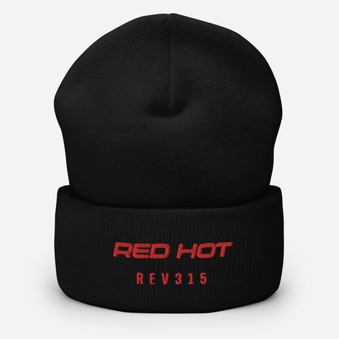 Red Hot Cuffed Beanie