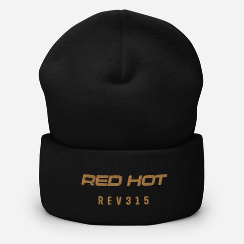 Red Hot Zest Cuffed Beanie