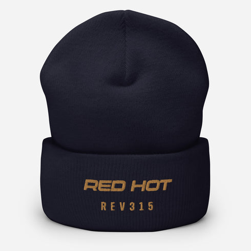 Red Hot Zest Cuffed Beanie