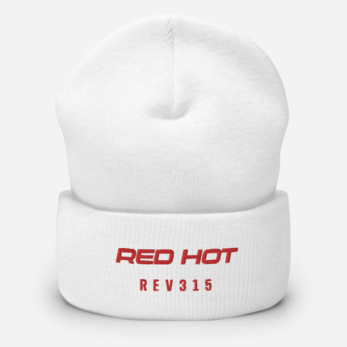 Red Hot Cuffed Beanie