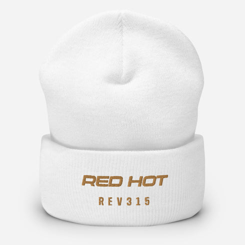 Red Hot Zest Cuffed Beanie