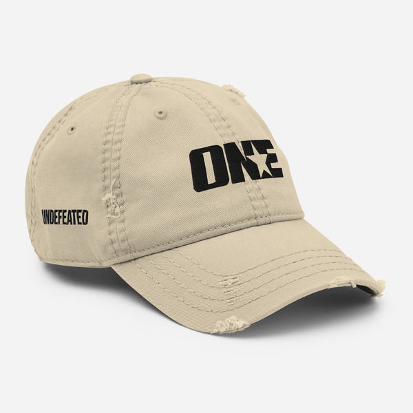 1STAR Undefeated Distressed Dad Hat