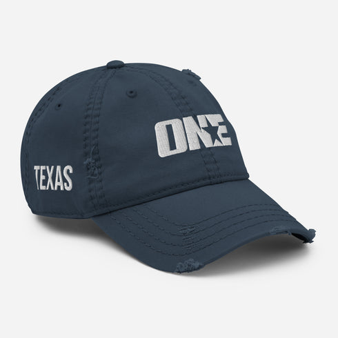 Texas 1STAR Distressed Dad Hat