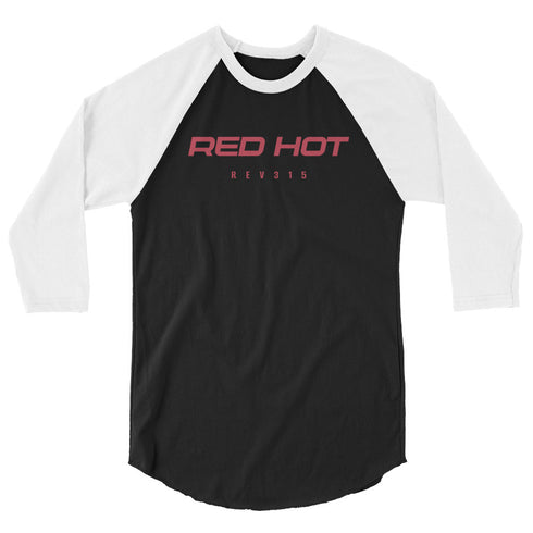 Red Hot 3/4 Sleeve Raglan T-Shirt