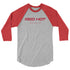 Red Hot 3/4 Sleeve Raglan T-Shirt