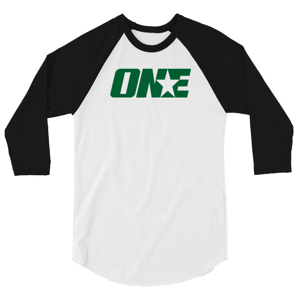 1STAR Emerald Logo 3/4 Sleeve Raglan T-Shirt