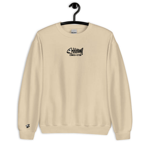 Cross-eyed Onyx Fishbone Sweatshirt