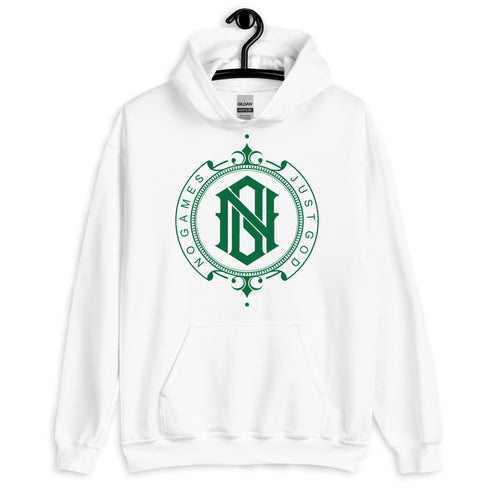 No Games Just God Majestic Emerald Hoodie