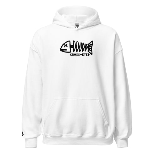 Cross-eyed Onyx Fishbone Hoodie