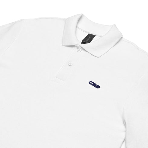 G-Rated Navy Pique Polo Shirt
