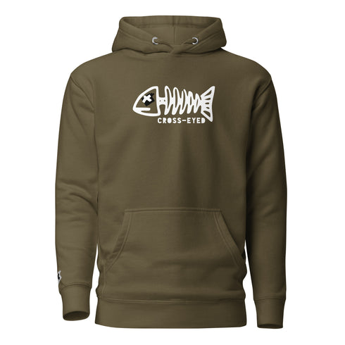 Cross-eyed Fishbone Premium Cotton Hoodie