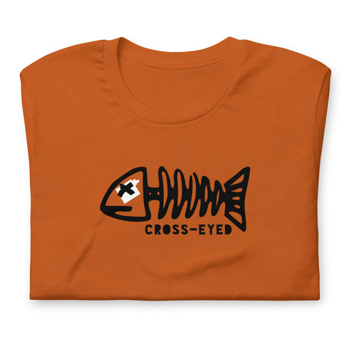 Cross-eyed Onyx Fishbone T-Shirt