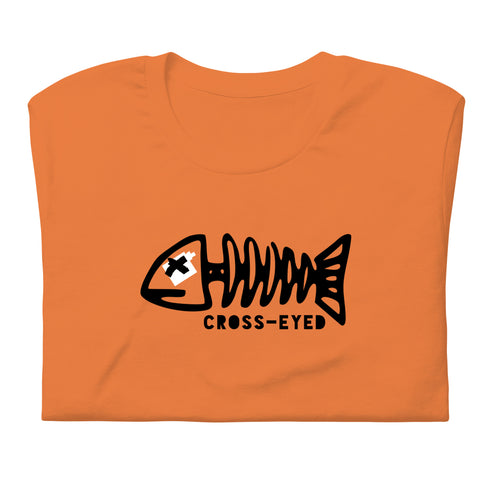 Cross-eyed Onyx Fishbone T-Shirt