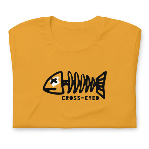 Cross-eyed Onyx Fishbone T-Shirt