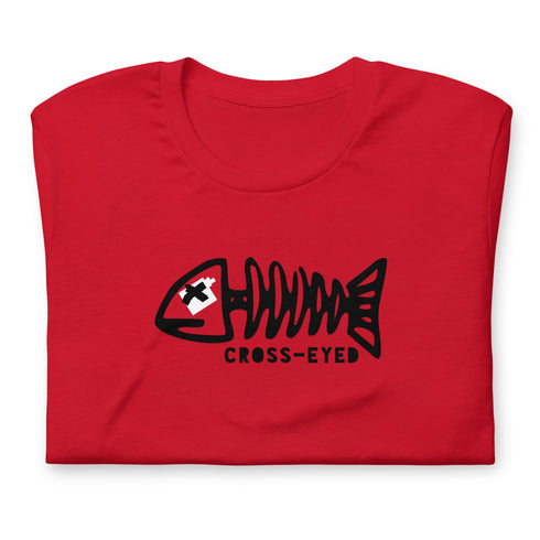 Cross-eyed Onyx Fishbone T-Shirt