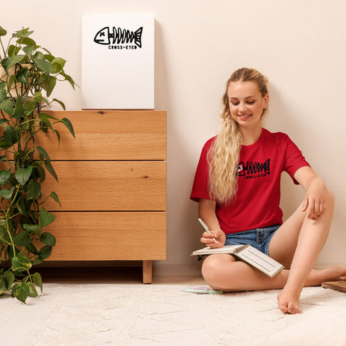 Cross-eyed Onyx Fishbone T-Shirt