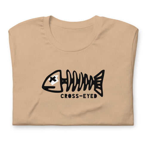 Cross-eyed Onyx Fishbone T-Shirt
