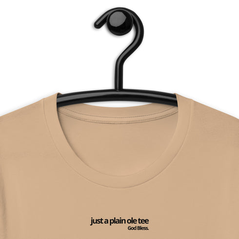 Just A Plain Ole Tee - God Bless - Onyx