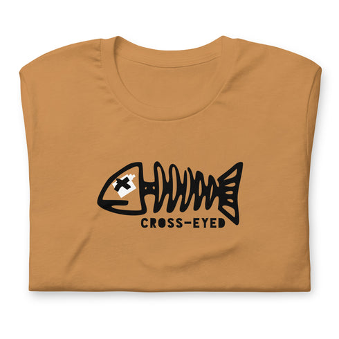 Cross-eyed Onyx Fishbone T-Shirt