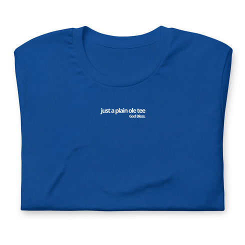 Just A Plain Ole Tee - God Bless