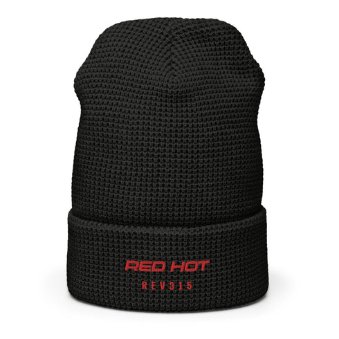 Red Hot Waffle Beanie