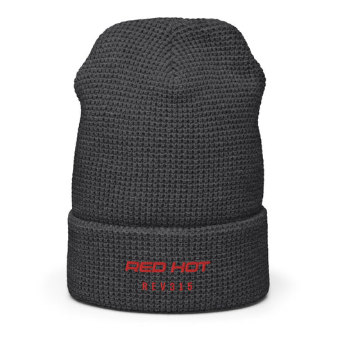 Red Hot Waffle Beanie