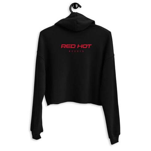 Red Hot Crop Hoodie